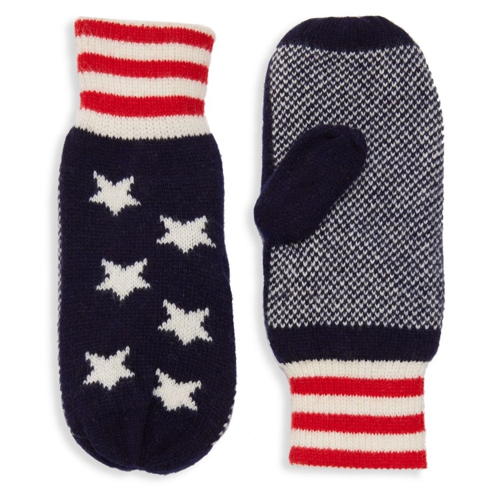 🎉 HP 🎉🆕 Jack Spade Stars & Bars Mittens unisex